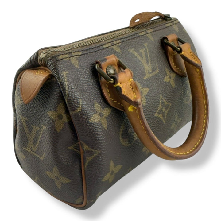 Louis Vuitton Nano Speedy Brown Monogram Handbag - Lux Central