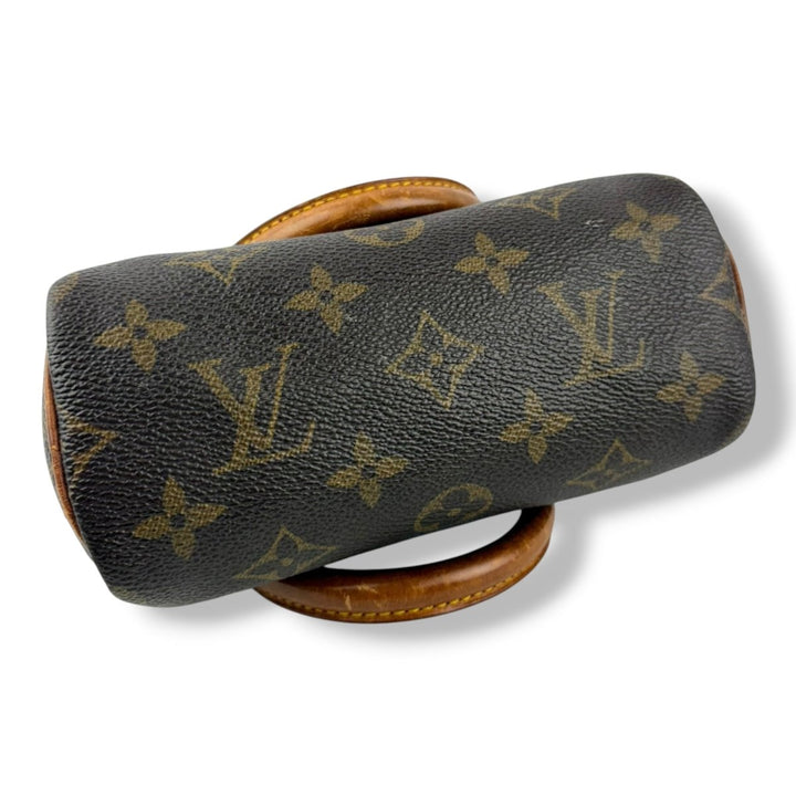 Louis Vuitton Nano Speedy Brown Monogram Handbag - Lux Central