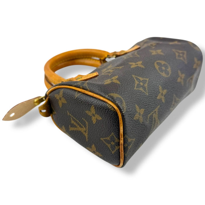 Louis Vuitton Nano Speedy Brown Monogram Handbag - Lux Central