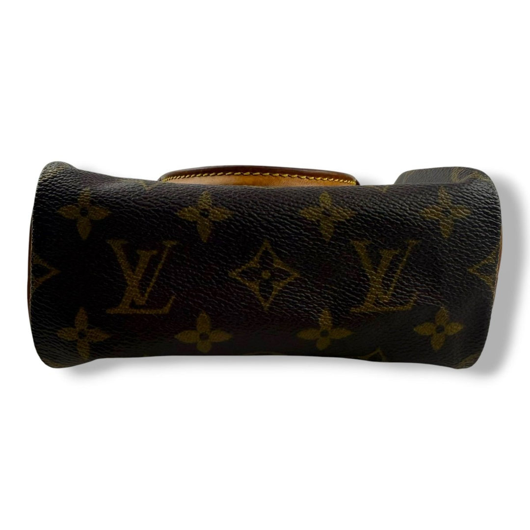 Louis Vuitton Nano Speedy Brown Monogram Handbag - Lux Central