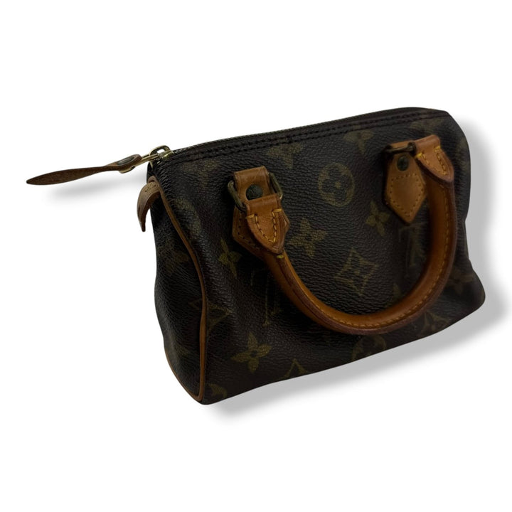 Louis Vuitton Nano Speedy Brown Monogram Handbag - Lux Central