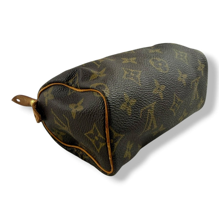 Louis Vuitton Nano Speedy Brown Monogram Handbag - Lux Central