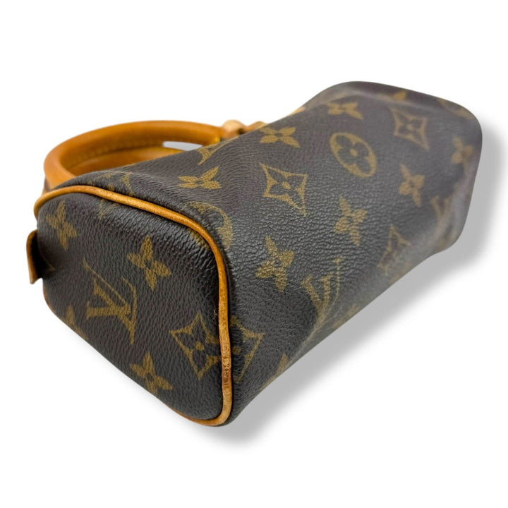 Louis Vuitton Nano Speedy Brown Monogram Handbag - Lux Central