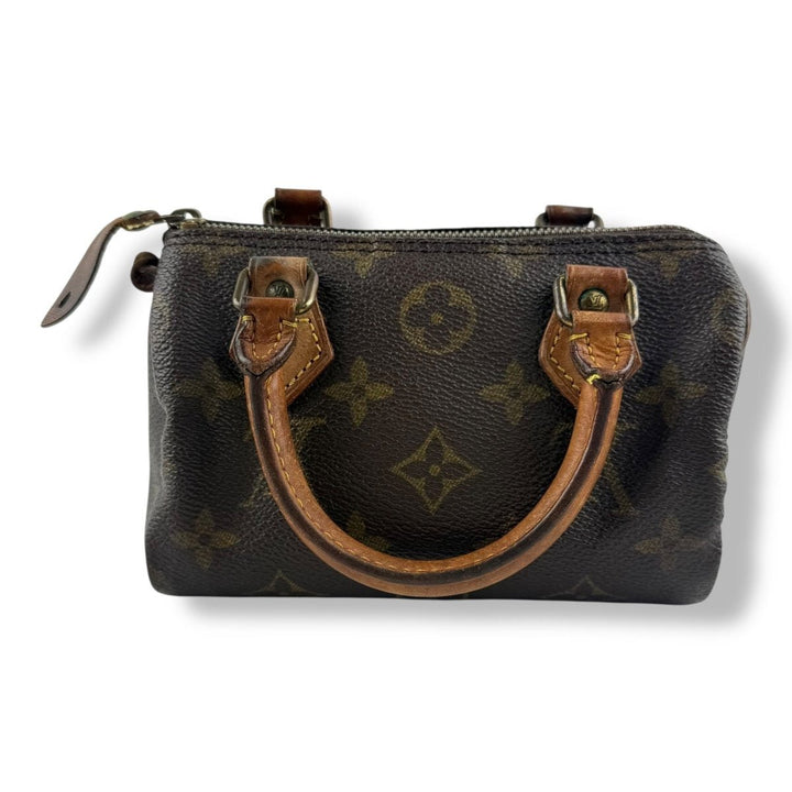 Louis Vuitton Nano Speedy Brown Monogram Handbag - Lux Central
