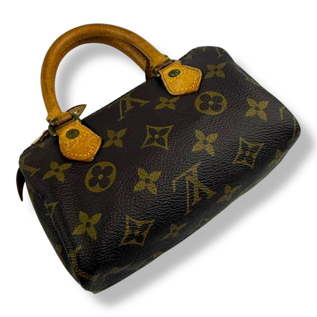 Louis Vuitton Nano Speedy Brown Monogram Handbag - Lux Central