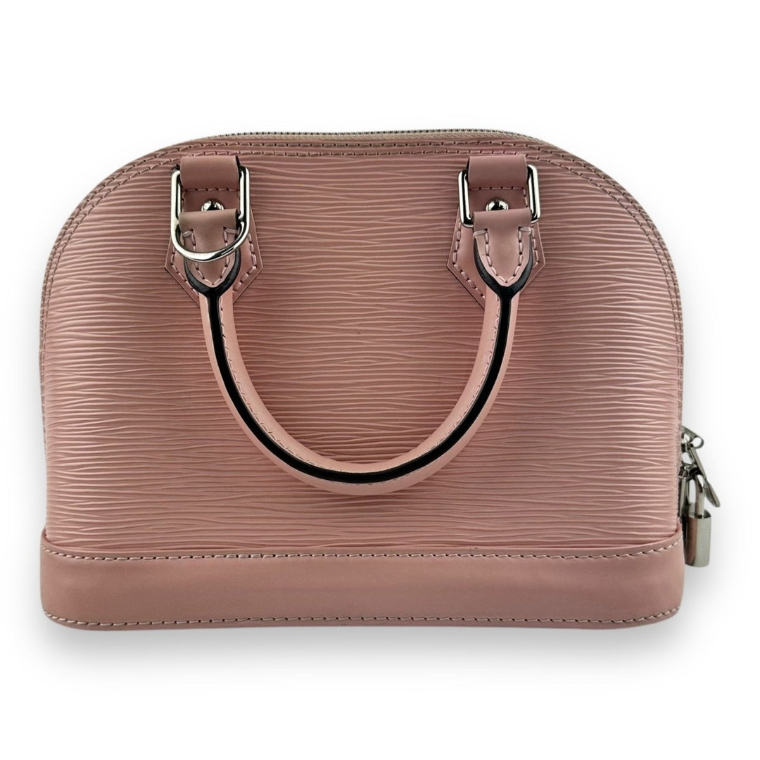 Louis Vuitton Pink Epi Leather Alma BB Handbag - Lux Central