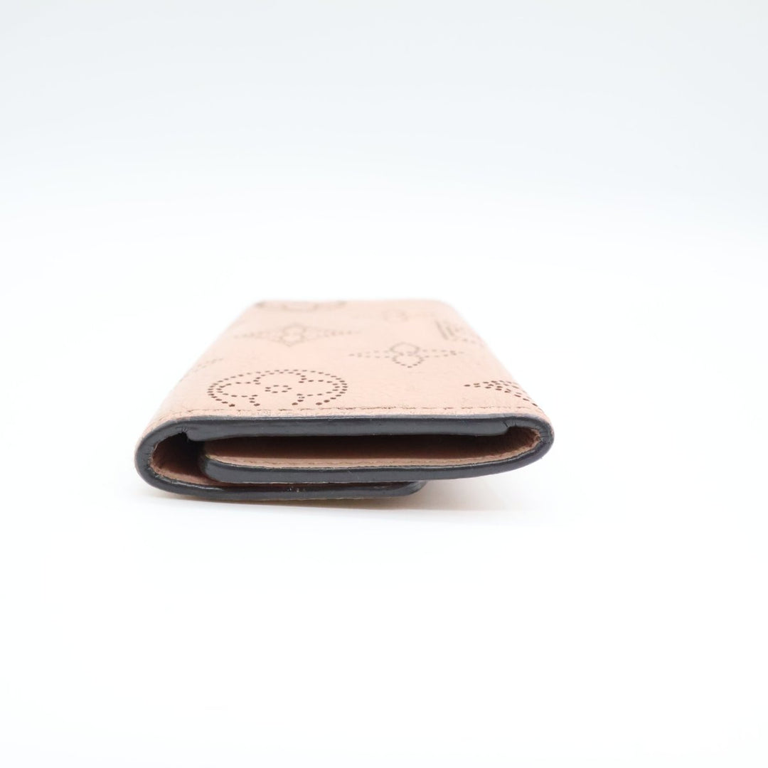 Louis Vuitton Pink Mahina Leather 4 Key Holder Purse - Lux Central