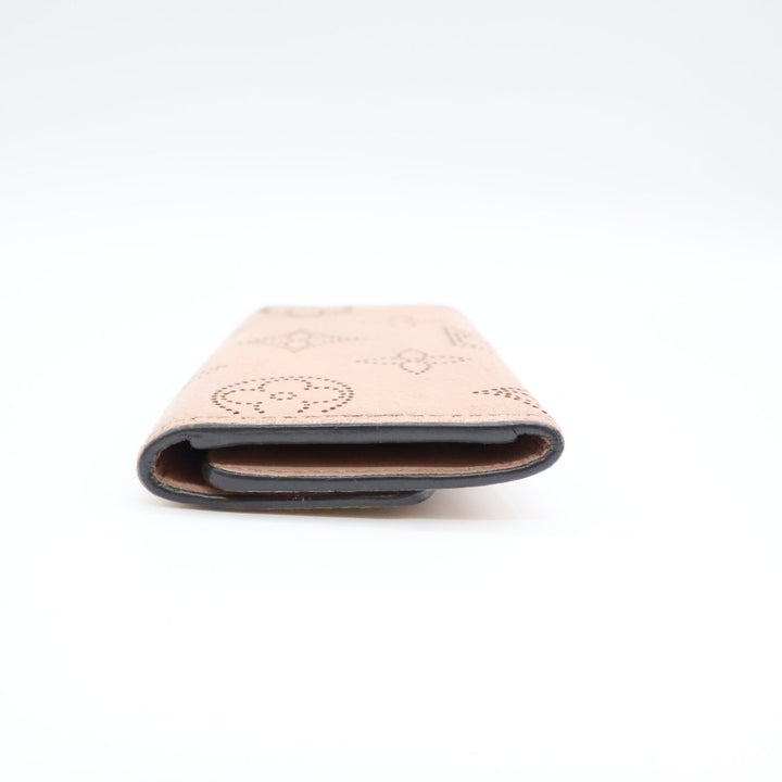 Louis Vuitton Pink Mahina Leather 4 Key Holder Purse - Lux Central