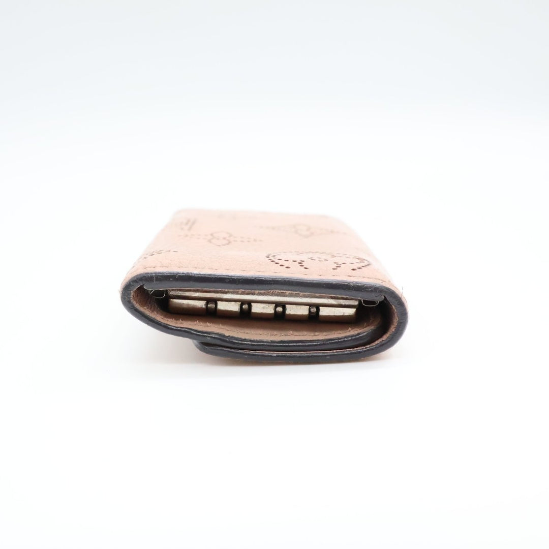 Louis Vuitton Pink Mahina Leather 4 Key Holder Purse - Lux Central