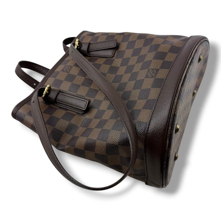 Louis Vuitton PM Bucket Tote Brown Damier Handbag - Lux Central