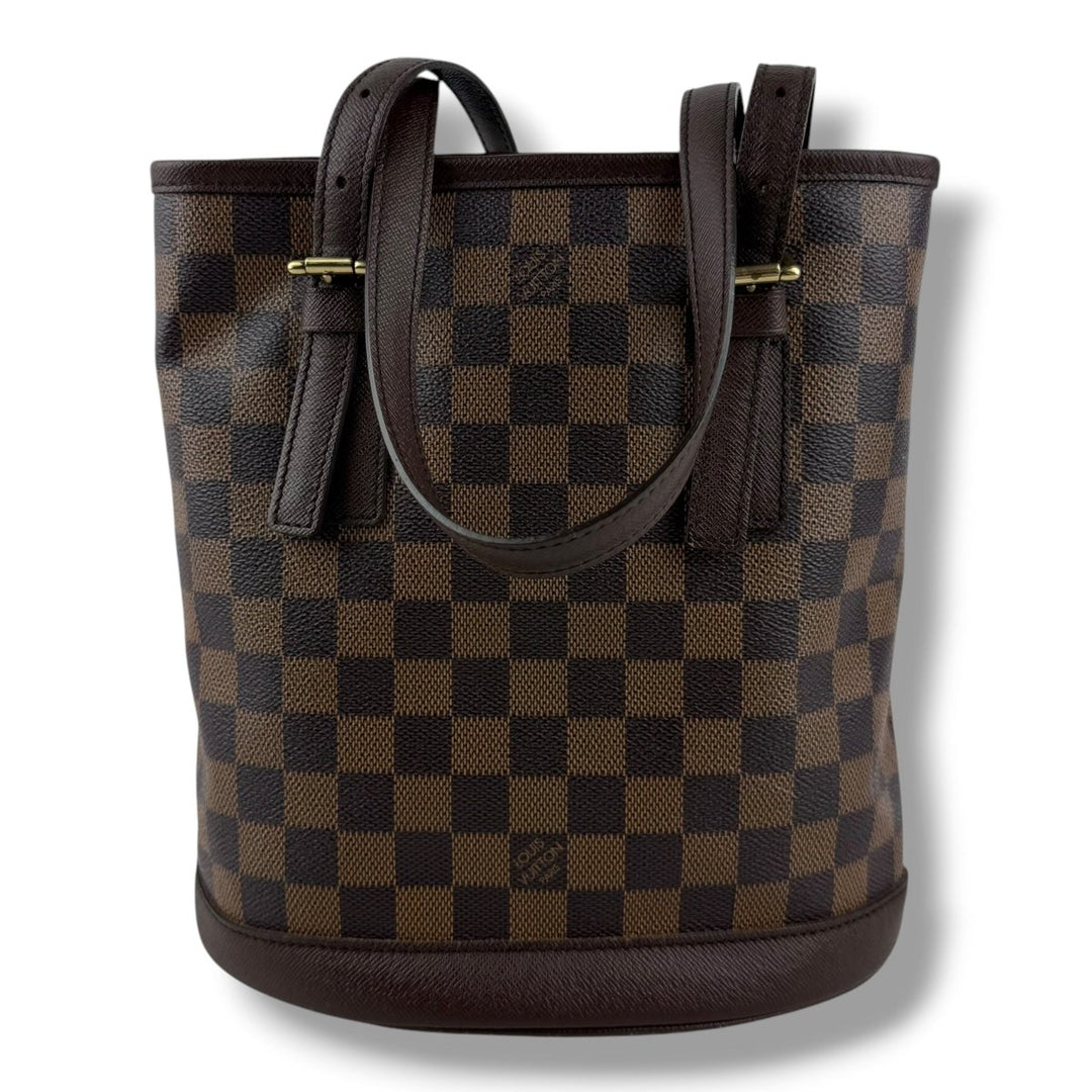 Louis Vuitton PM Bucket Tote Brown Damier Handbag - Lux Central