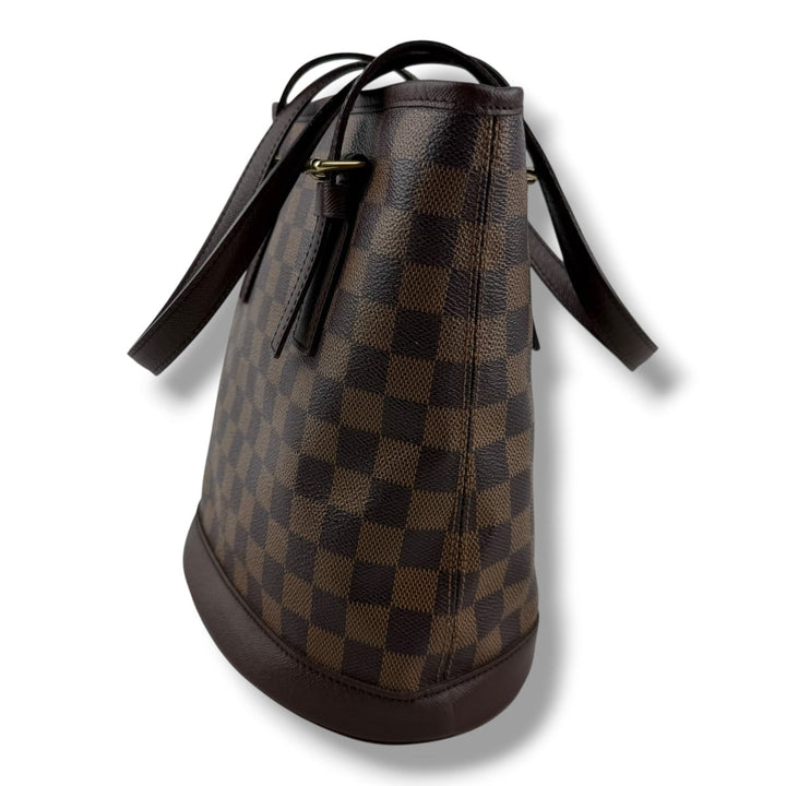 Louis Vuitton PM Bucket Tote Brown Damier Handbag - Lux Central