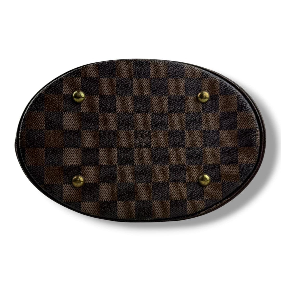 Louis Vuitton PM Bucket Tote Brown Damier Handbag - Lux Central