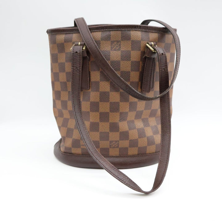 Louis Vuitton PM Bucket Tote Brown Damier Handbag - Lux Central