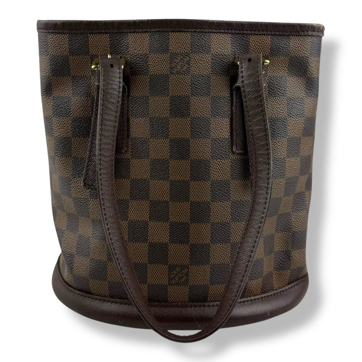 Louis Vuitton PM Bucket Tote Brown Damier Handbag - Lux Central