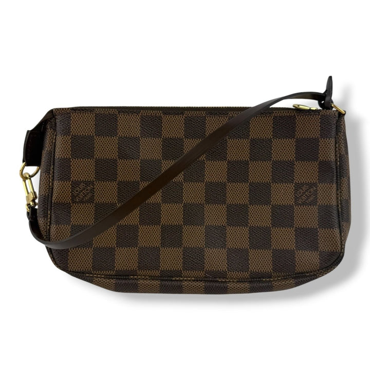 Louis Vuitton Pochette Accessories Brown Damier Clutch Bag - Lux Central