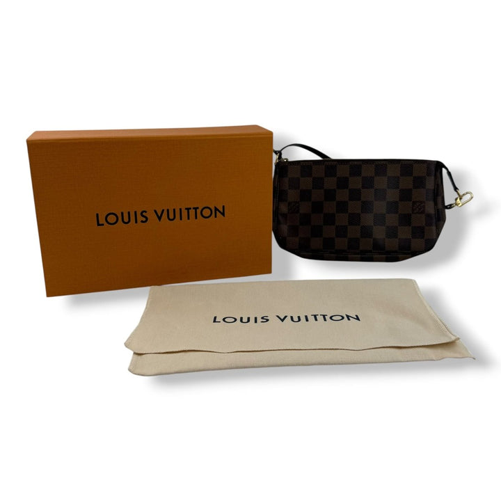 Louis Vuitton Pochette Accessories Brown Damier Clutch Bag - Lux Central