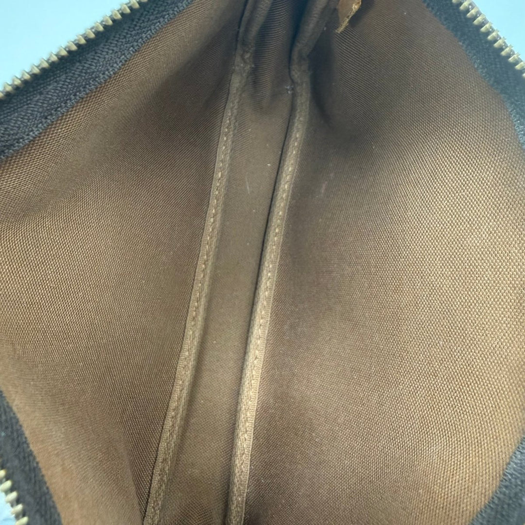 Louis Vuitton Pochette Accessories Brown Monogram Clutch Bag - Lux Central