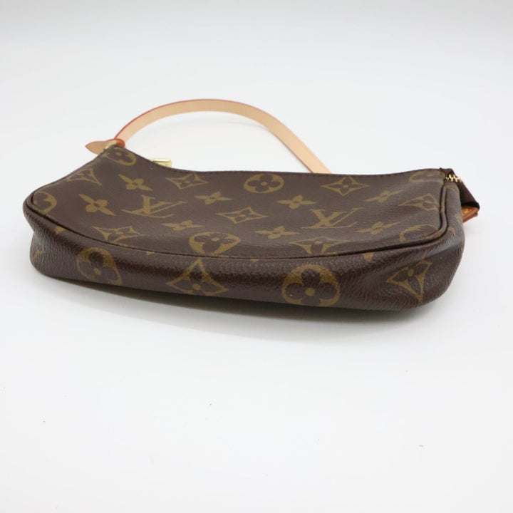 Louis Vuitton Pochette Accessories Brown Monogram Clutch Bag - Lux Central