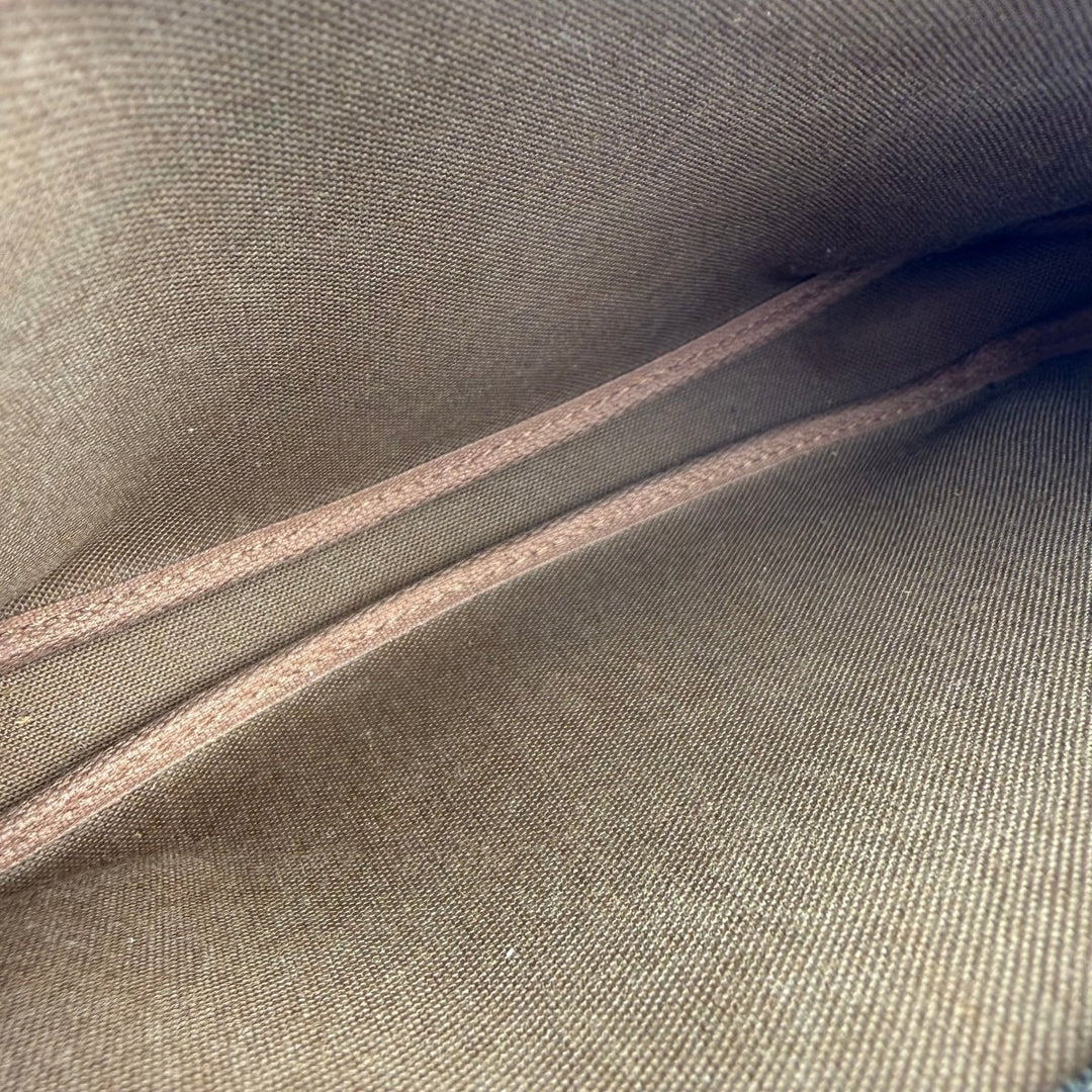 Louis Vuitton Pochette Accessories Brown Monogram Clutch Bag - Lux Central