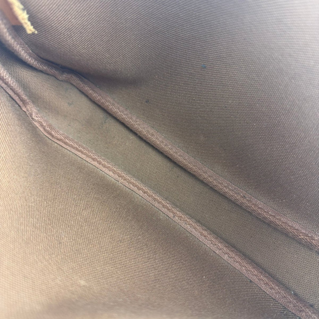 Louis Vuitton Pochette Accessories Brown Monogram Clutch Bag - Lux Central