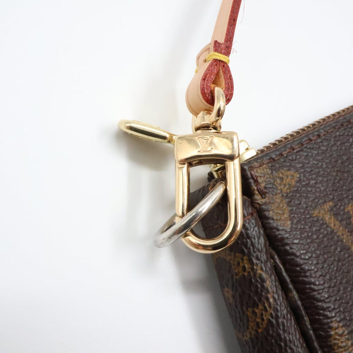 Louis Vuitton Pochette Accessories Brown Monogram Clutch Bag - Lux Central