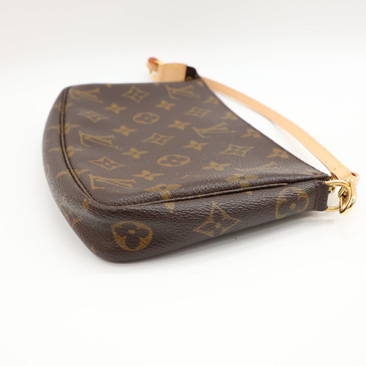 Louis Vuitton Pochette Accessories Brown Monogram Clutch Bag - Lux Central