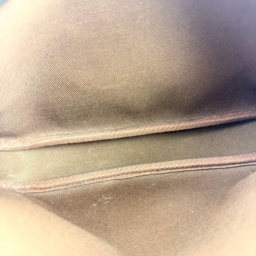 Louis Vuitton Pochette Accessories Brown Monogram Clutch Bag - Lux Central