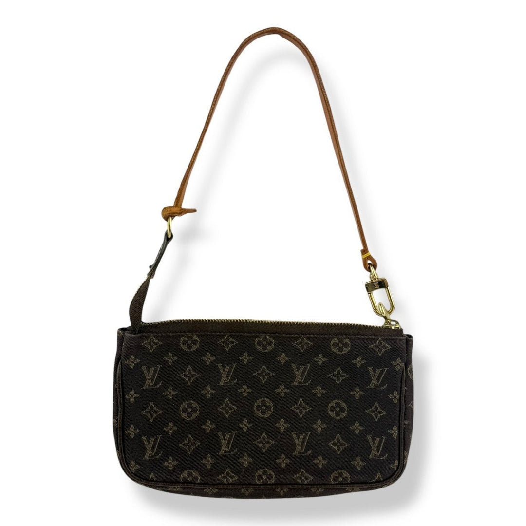 Louis Vuitton Pochette Accessories Brown Monogram Idylle Clutch Bag - Lux Central