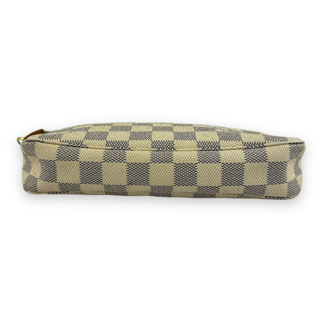 Louis Vuitton Pochette Accessories Damier Azur Coated Canvas Bag - Lux Central