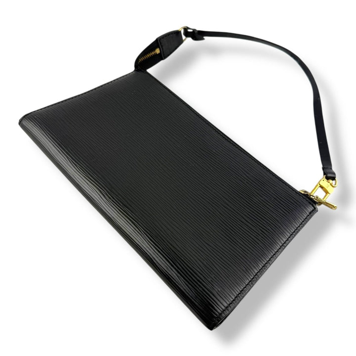 Louis Vuitton Pochette Black Epi Leather Bag - Lux Central