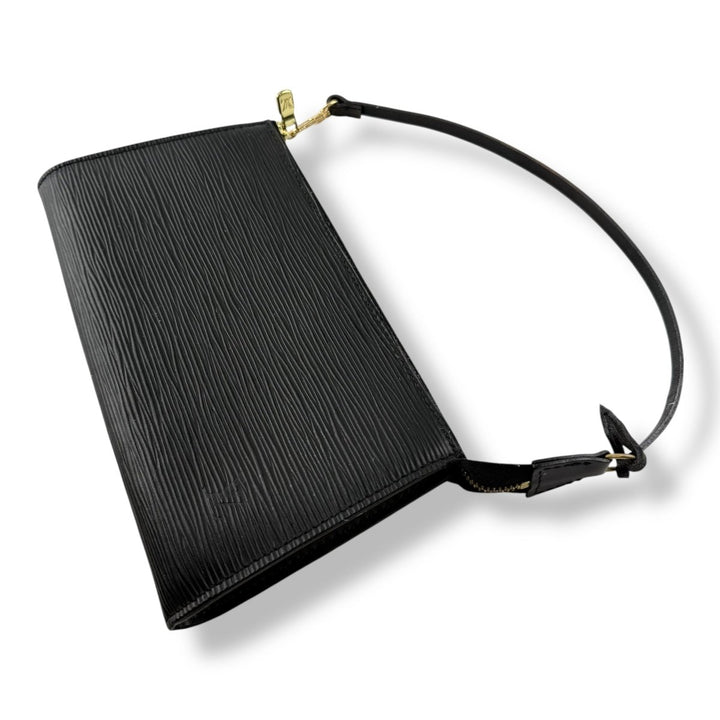 Louis Vuitton Pochette Black Epi Leather Bag - Lux Central