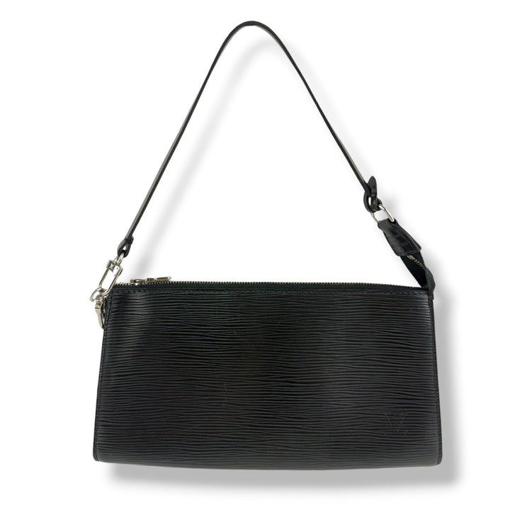 Louis Vuitton Pochette Black Epi Leather Bag - Lux Central