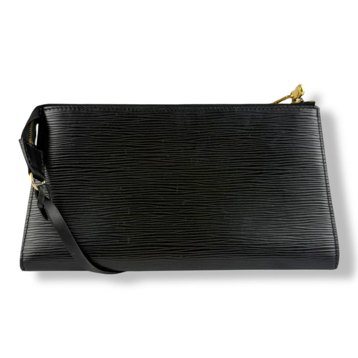 Louis Vuitton Pochette Black Epi Leather Bag - Lux Central
