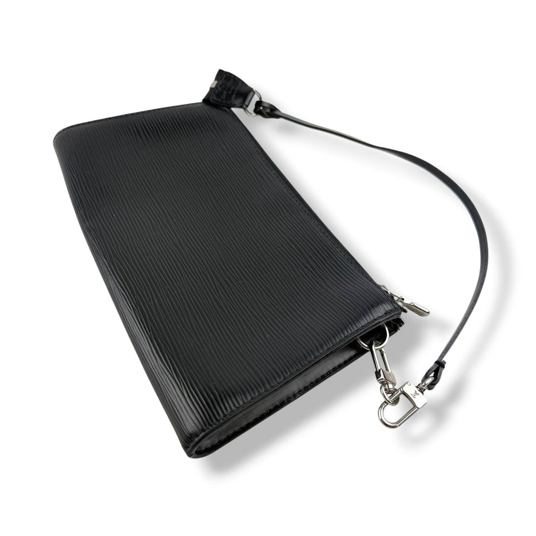 Louis Vuitton Pochette Black Epi Leather Bag - Lux Central