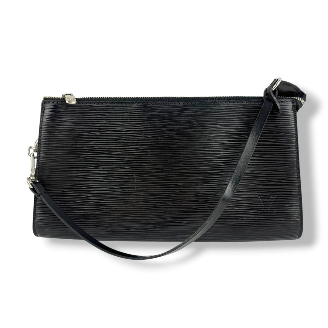 Louis Vuitton Pochette Black Epi Leather Bag - Lux Central