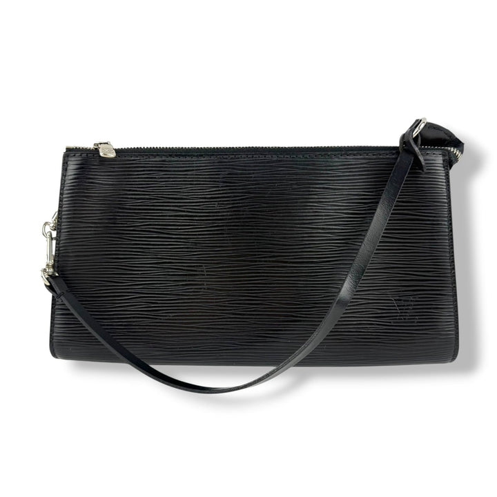 Louis Vuitton Pochette Black Epi Leather Bag - Lux Central