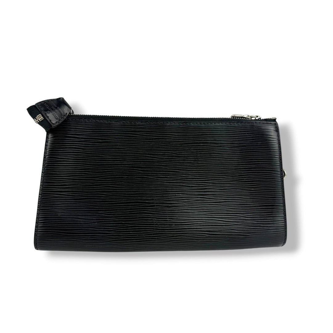Louis Vuitton Pochette Black Epi Leather Bag - Lux Central
