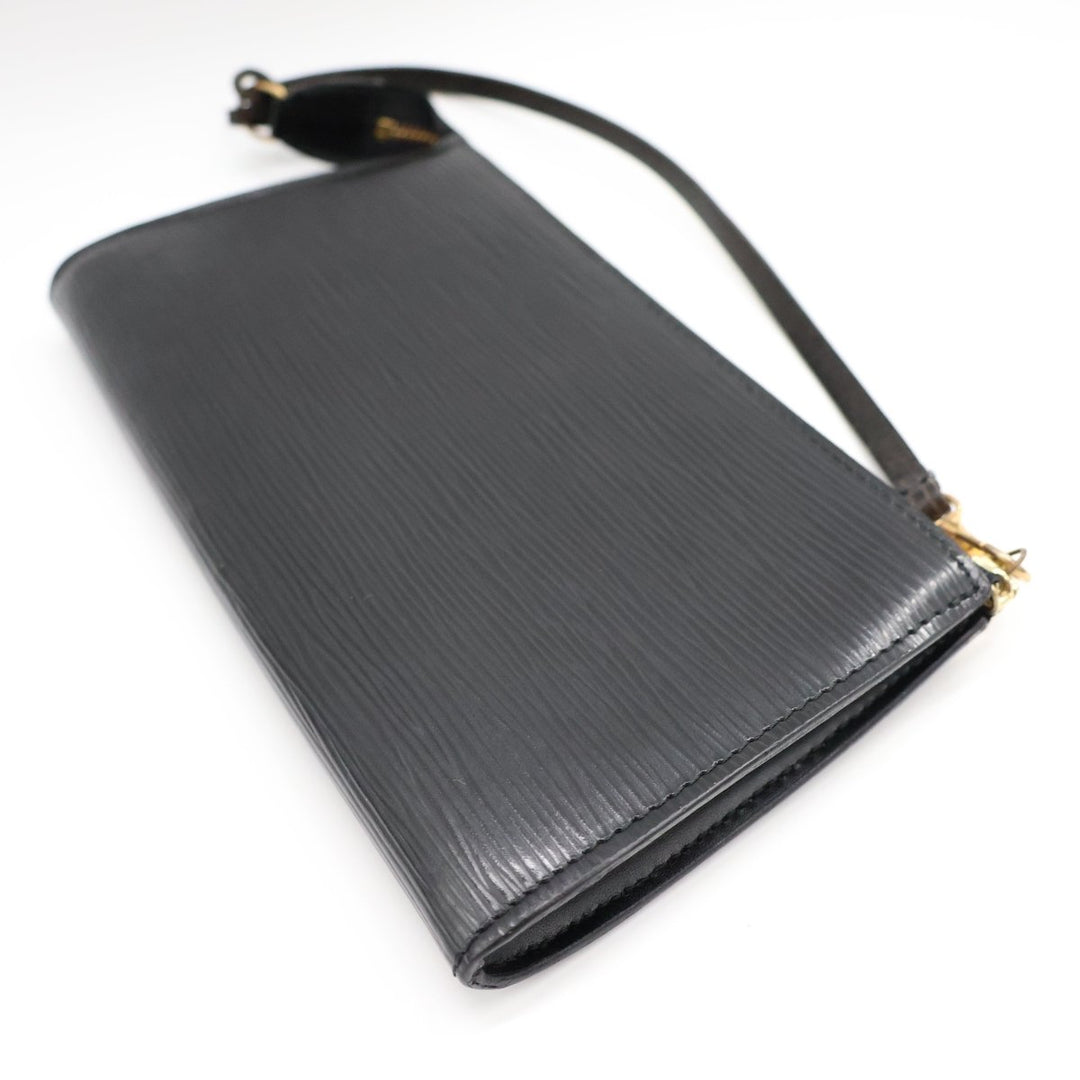 Louis Vuitton Pochette Black Epi Leather Bag - Lux Central
