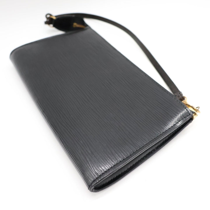 Louis Vuitton Pochette Black Epi Leather Bag - Lux Central