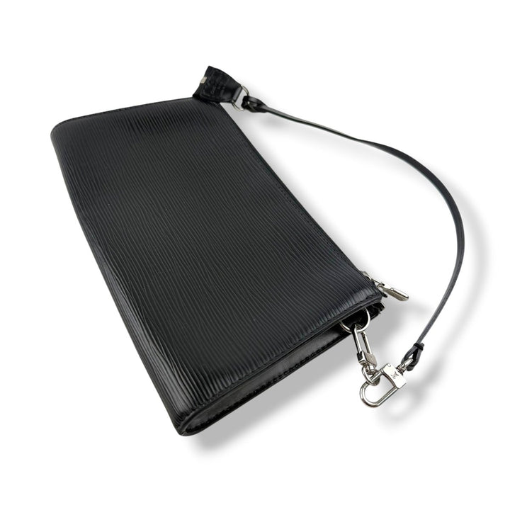 Louis Vuitton Pochette Black Epi Leather Bag - Lux Central