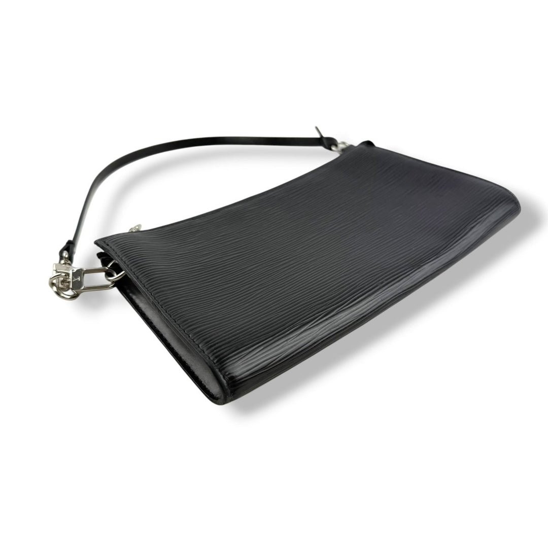 Louis Vuitton Pochette Black Epi Leather Bag - Lux Central