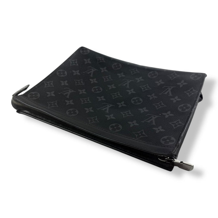 Louis Vuitton Pochette Voyage Black Damier Pouch - Lux Central