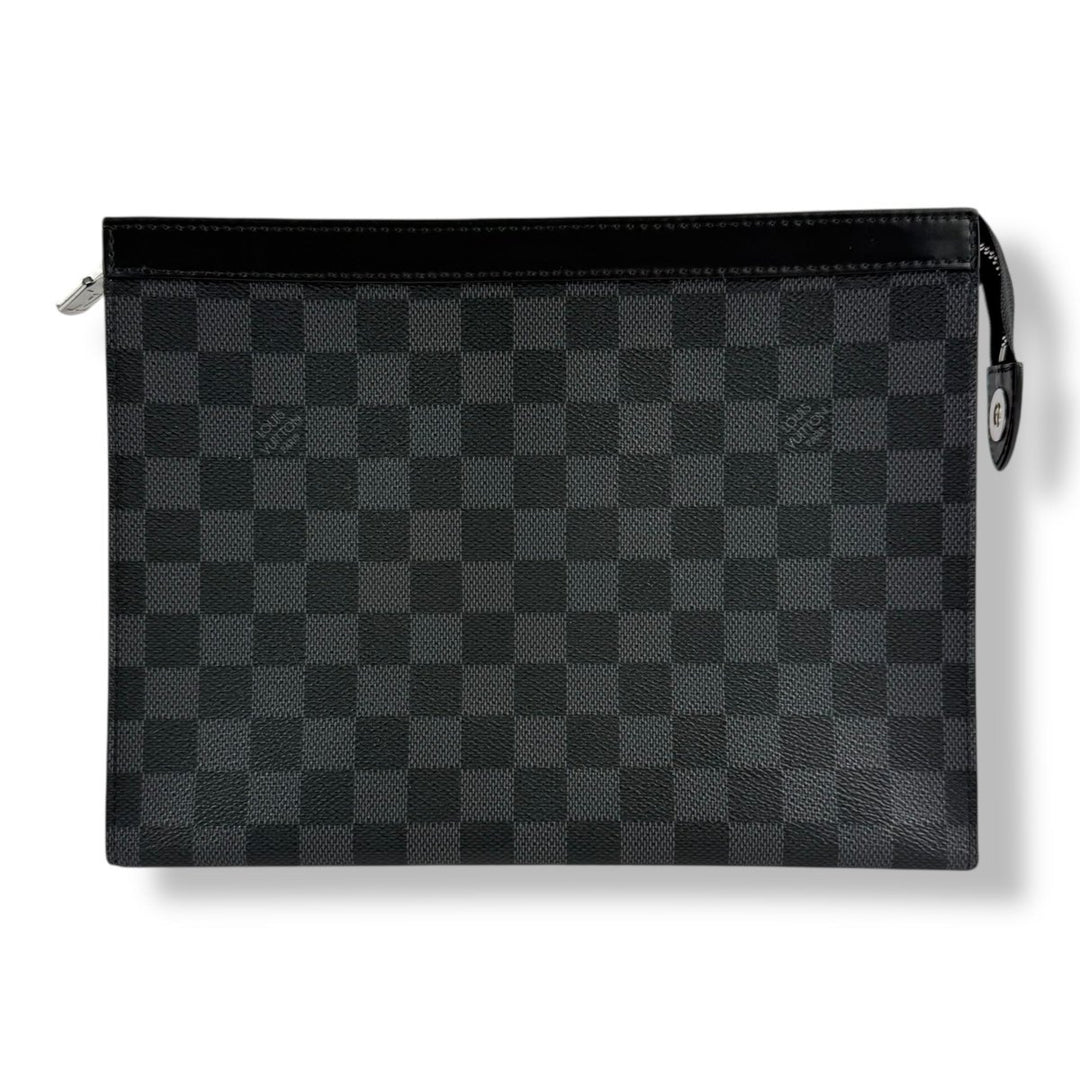 Louis Vuitton Pochette Voyage Black Damier Pouch - Lux Central