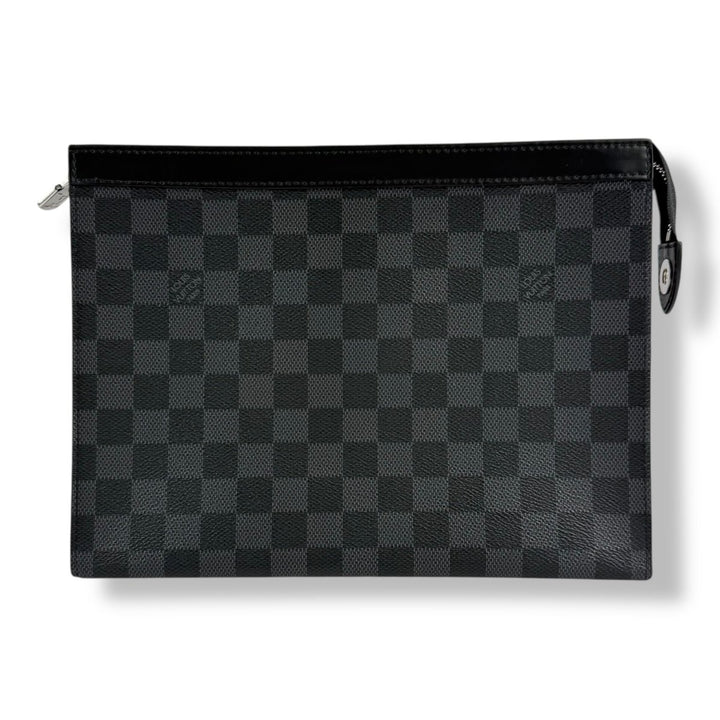 Louis Vuitton Pochette Voyage Black Damier Pouch - Lux Central