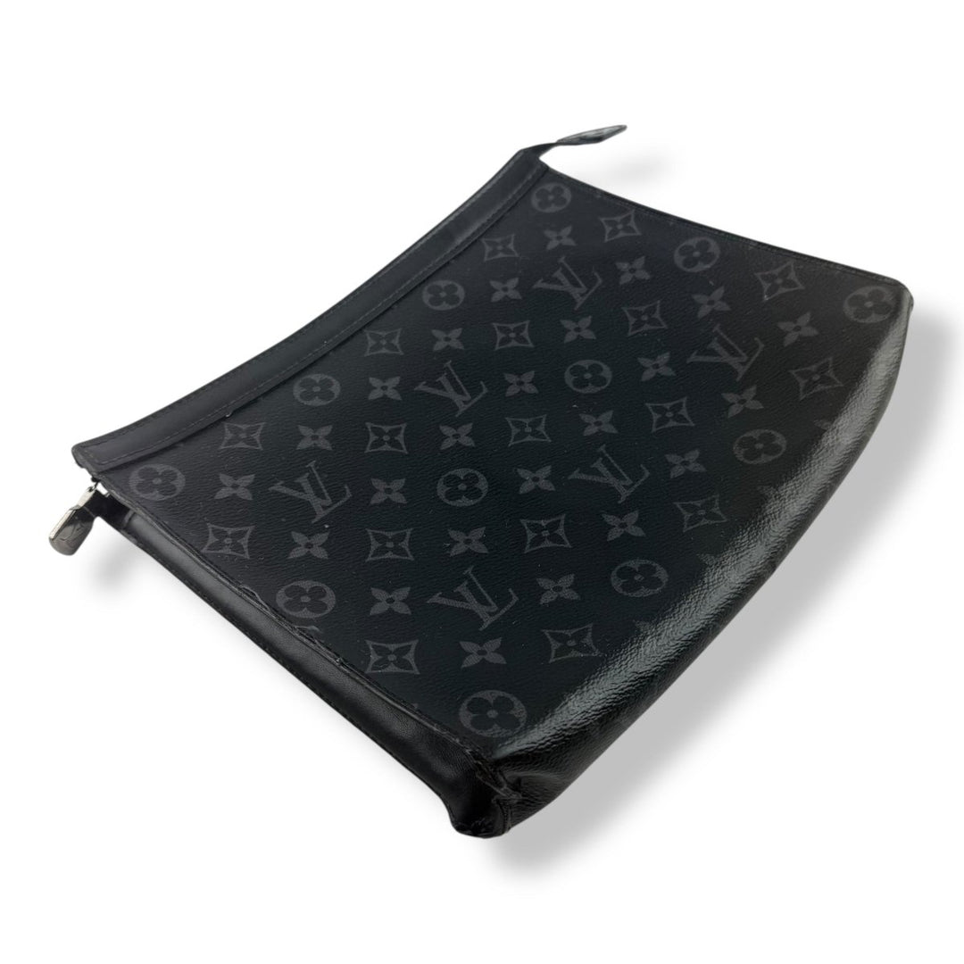 Louis Vuitton Pochette Voyage Black Damier Pouch - Lux Central