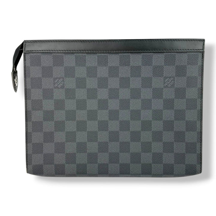 Louis Vuitton Pochette Voyage Black Damier Pouch - Lux Central