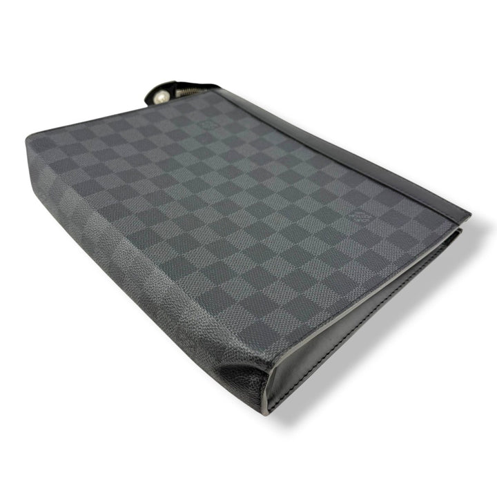 Louis Vuitton Pochette Voyage Black Damier Pouch - Lux Central
