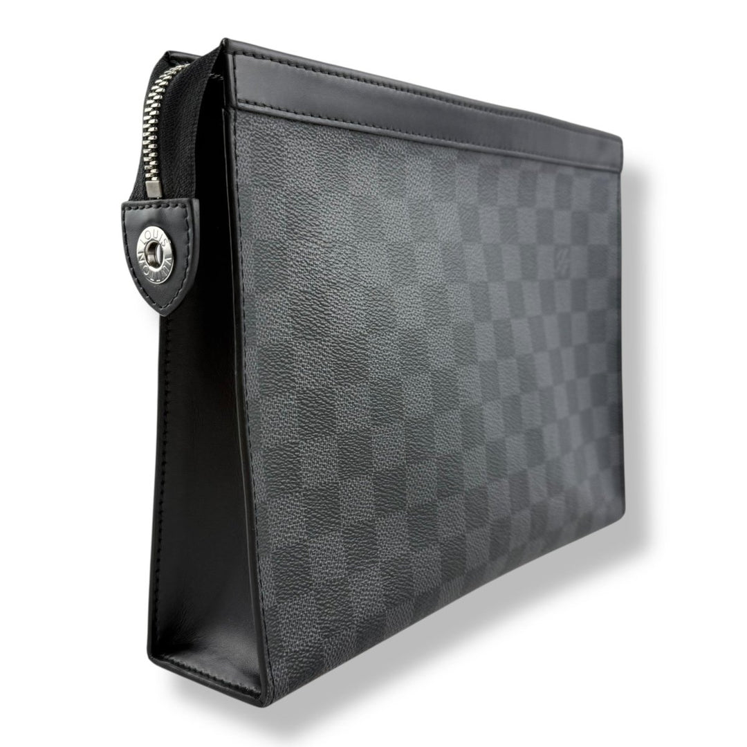 Louis Vuitton Pochette Voyage Black Damier Pouch - Lux Central