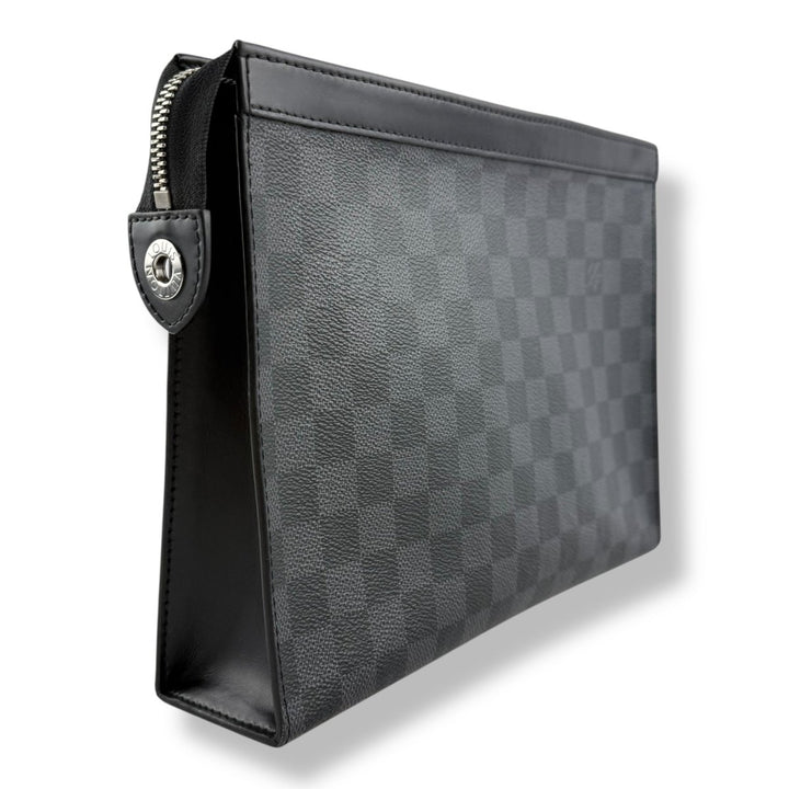 Louis Vuitton Pochette Voyage Black Damier Pouch - Lux Central